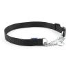 Ancol Nylon Check Chain Collar Black Size 7-10