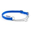 Ancol Nylon Check Chain Collar Blue Size 1-2