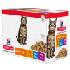 Hill's Science Plan Adult Wet Cat Food Multipack Chicken, Beef & Ocean Fish Flavour 